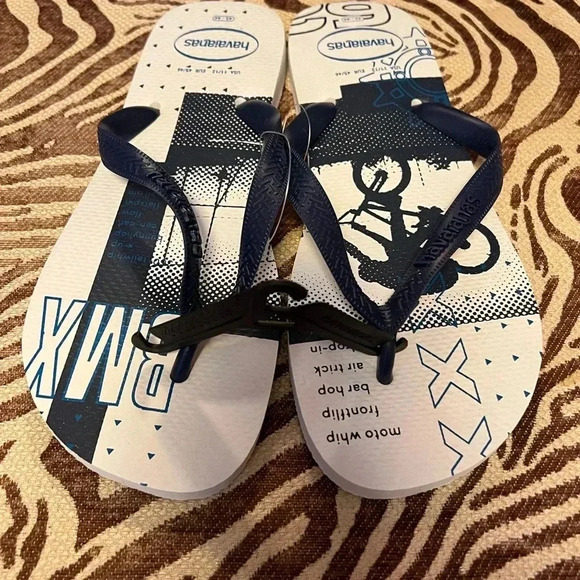 NEW Men’s Havaianas BMX Flip Flops 11/12 - Picture 2 of 3